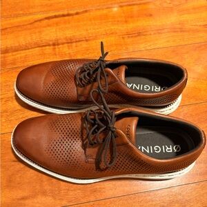 Cole Haan Brown Perforated Men's Oxfords